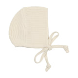 Lilette Cream Chunky Knit Bonnet