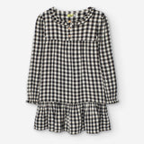 Losan Black & White Gingham Dress