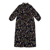 Goldthreads Black Floral Maxi Dress