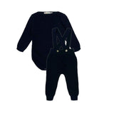 Teela Black Pebbles Romper Set