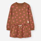 Losan Brown Heart Dress