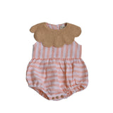 Kalinka Mango Stripe Cordelia Romper