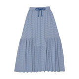 Kin Kin Blue Stripes Midi Skirt