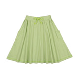 Kin Kin Green Stripes Full Skirt