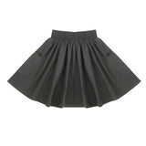 Little Parni Black Taffeta Skirt