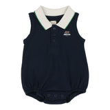 Analogie Navy Sleeveless Polo Romper