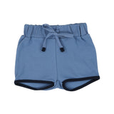 Analogie Light Blue Pique Shorts