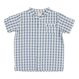 Analogie Bright Blue Gingham Collar Shirt