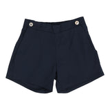 Analogie Navy Linen Shorts