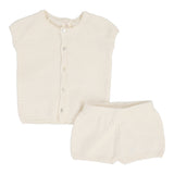 Analogie Natural Ivory Knit Boys Set