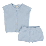 Analogie Light Blue Knit Boys Set