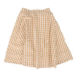 Analogie Golden Gingham Skirt