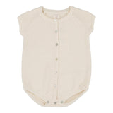 Analogie Natural Ivory Knit Boys Romper