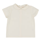 Analogie Cream Peter Pan Collar Shirt