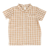 Analogie Golden Gingham Collar Shirt