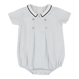 Analogie Light Blue Sailor Boys Romper