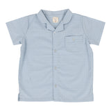 Analogie Light Blue Windowpane Collar Shirt