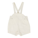 Analogie Cream Suspender Shorts