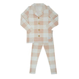 Little Label Pink Plaid Grandpa Pj's