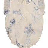 Noma Blue Floral Romper