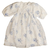 Noma Blue Floral Pleat Dress