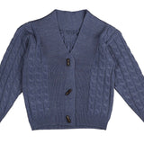 Noma Blue Toggle Cable Cardigan