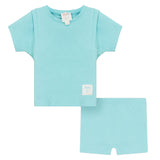 Pompomme Pool Blue Sweat Set