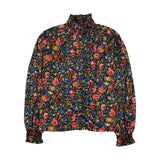 Prairie Black Floral Rosella Top