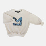 Minikid Cream Raw Skate Sweatshirt