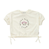 Sproet & Sprout Off-White Happy Flower Boxy T-Shirt