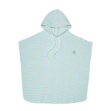 Crew Blue Checkered Poncho