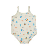 Crew Multi Patterned Swimsuit