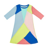 Crew Multi Colorblock Swim Dress