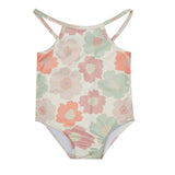 Crew Stone Ribbed Floral Swimsuit