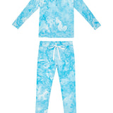 Crew Blue Neon Wash Pj’s