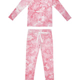 Crew Pink Neon Wash Pj's