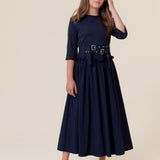 Soir Navy Astrid Dress