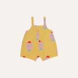 The Campamento Yellow Mr. Happy Man Romper