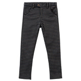 Klai Blue Plaid Stretch Pant