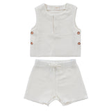 Kipp White Aiden Crochet Set