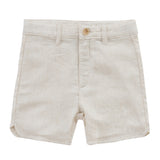 Klai Natural Crinkle Rib Shorts