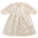 Kipp White Classic Metallic Dress