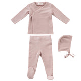 Kipp Pink Textured Set & Hat