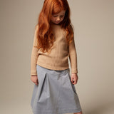 Be For All Blue Pleated Bacchetta Skirt