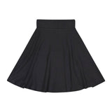 Teela Black Basic Knit Circle Skirt