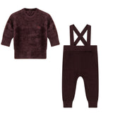 Mann Plum Mohair Kenzo Set