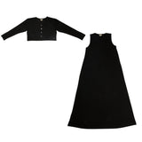 Crew Black Maxi Rib Set