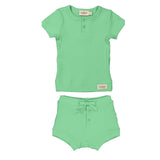 MarMar Cale Green Henley Set