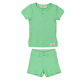 MarMar Cale Green Henley Set