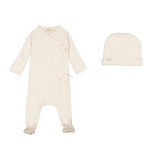 Marmar Vanilla Footie And Hat Set